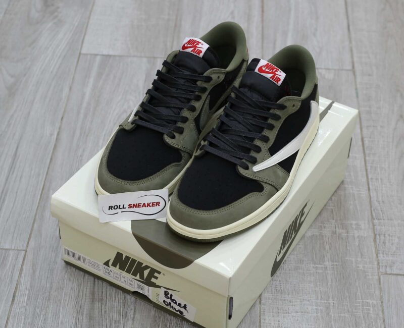 Giày Nike Air Jordan 1 Low Travis Scott Black Olive Best Quality