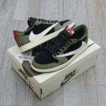 Giày Nike Air Jordan 1 Low Travis Scott Black Olive Best Quality