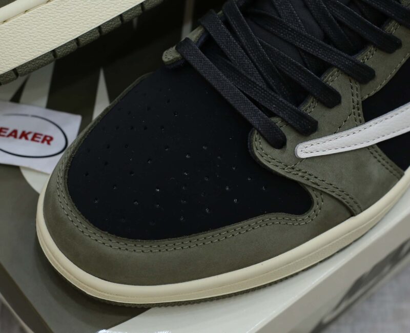 Giày Nike Air Jordan 1 Low Travis Scott Black Olive Best Quality