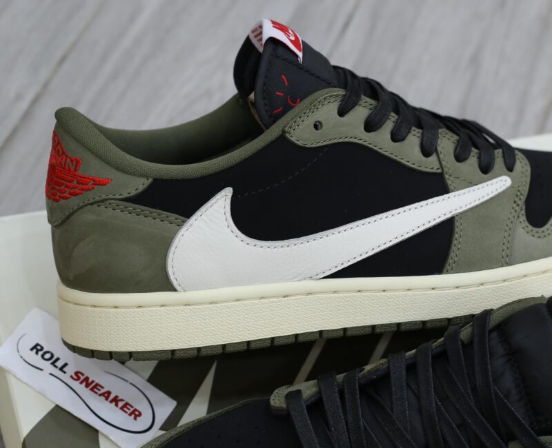 Giày Nike Air Jordan 1 Low Travis Scott Black Olive Best Quality