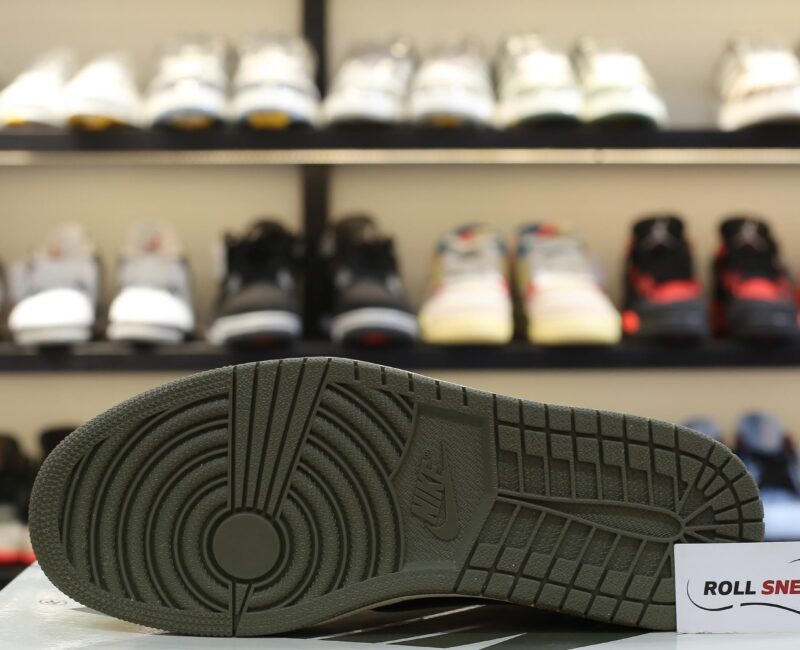 Giày Nike Air Jordan 1 Low Travis Scott Black Olive Like Auth