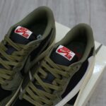 Giày Nike Air Jordan 1 Low Travis Scott Black Olive Like Auth