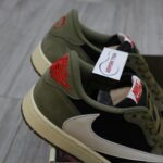 Giày Nike Air Jordan 1 Low Travis Scott Black Olive Like Auth