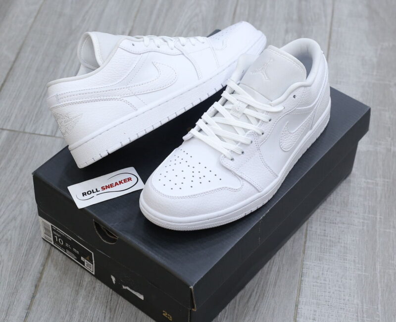 Giày Nike Air Jordan 1 Low Triple White Best Quality