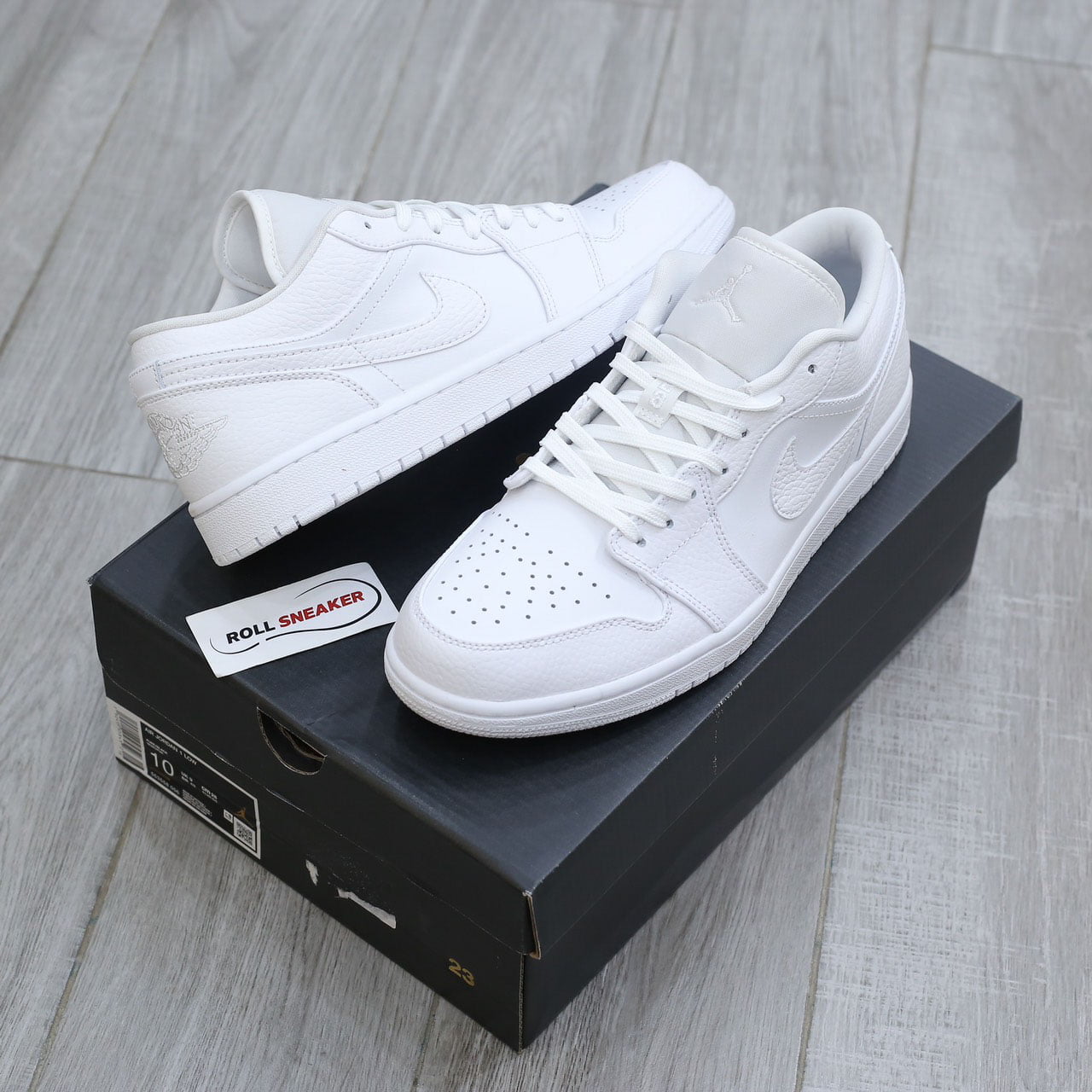 Giày Nike Air Jordan 1 Low Triple White Best Quality