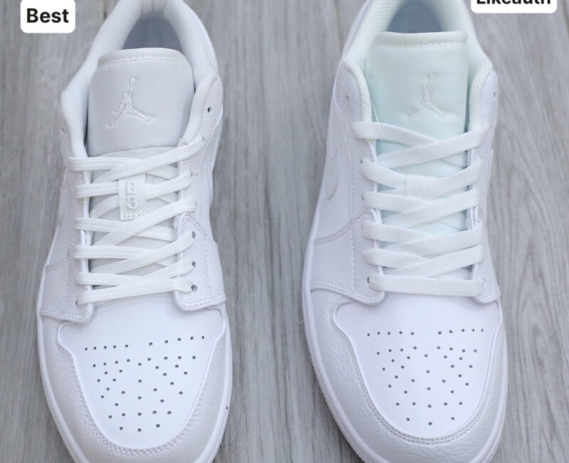 Giày Nike Air Jordan 1 Low Triple White Best Quality
