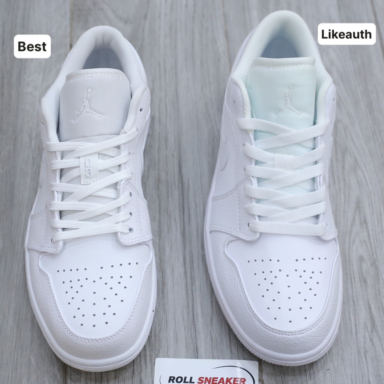 Giày Nike Air Jordan 1 Low Triple White Best Quality