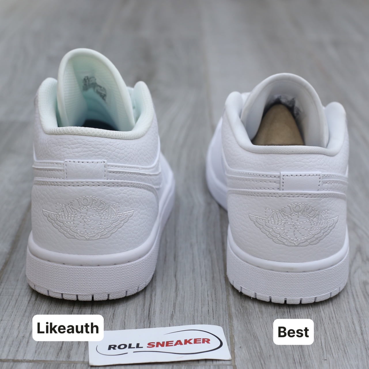 Giày Nike Air Jordan 1 Low Triple White Best Quality
