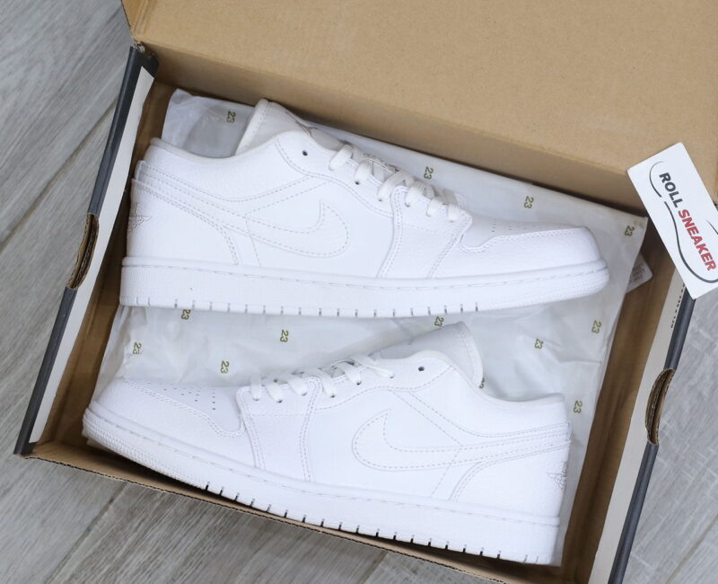 Giày Nike Air Jordan 1 Low Triple White Best Quality