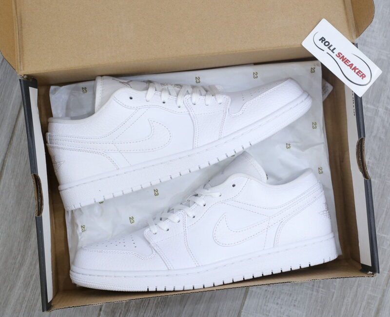 Giày Nike Air Jordan 1 Low Triple White Best Quality
