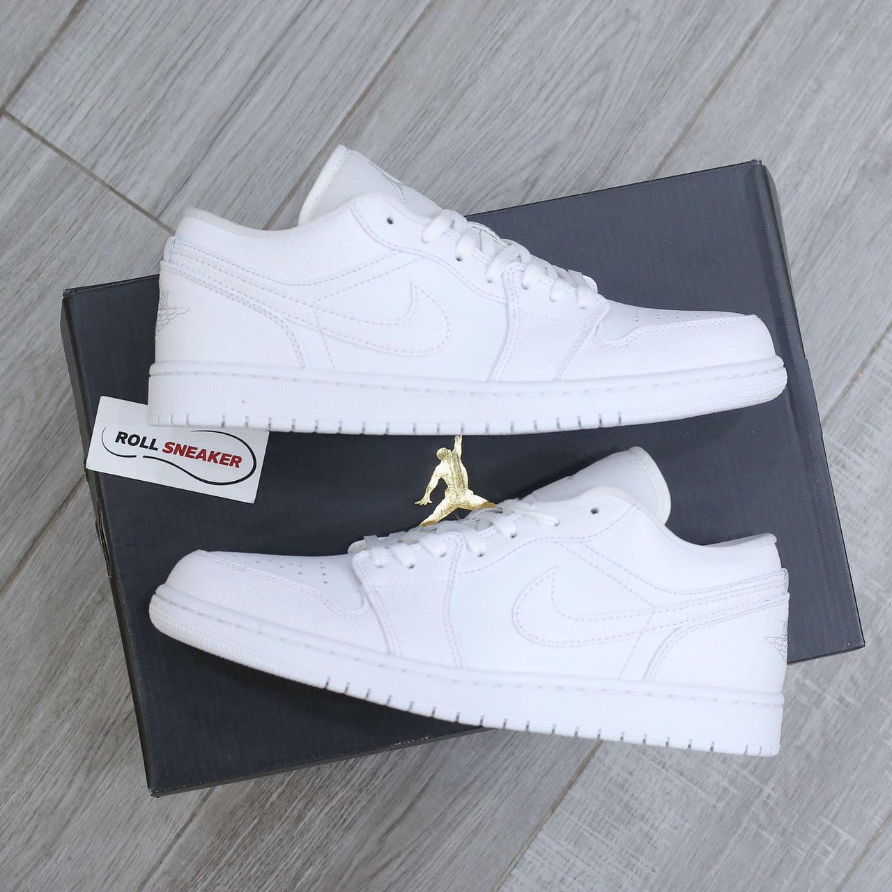 Giày Nike Air Jordan 1 Low Triple White Best Quality