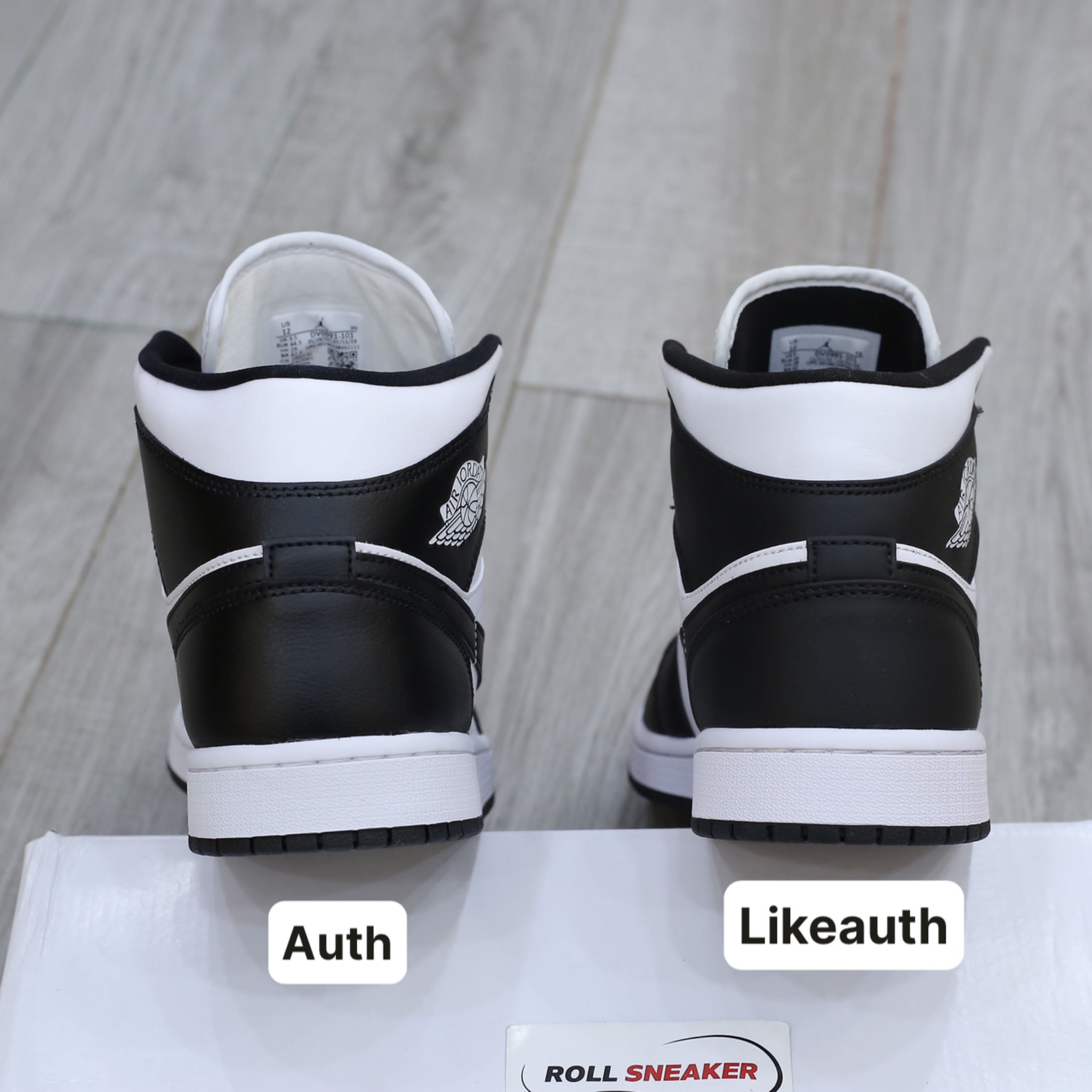 Giày Nike Air Jordan 1 Mid 'Panda' Like Auth