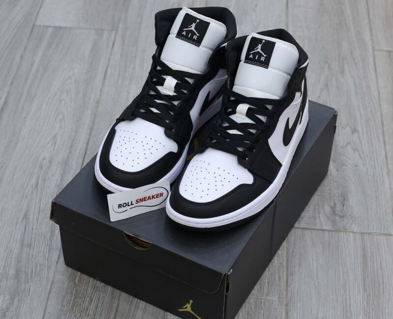 Giày Nike Air Jordan 1 Mid 'Panda' Like Auth