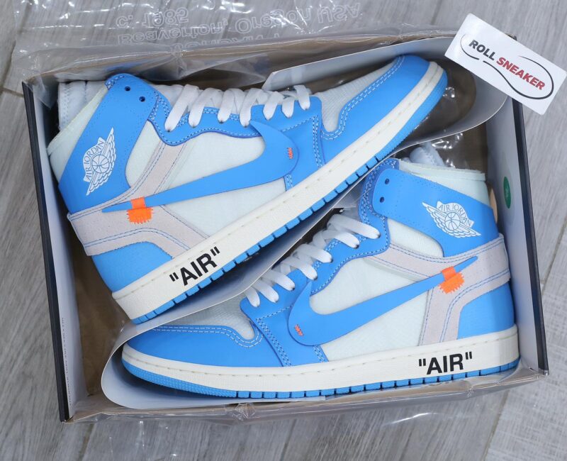 Giày Nike Air Jordan 1 Off White Blue Best Quality