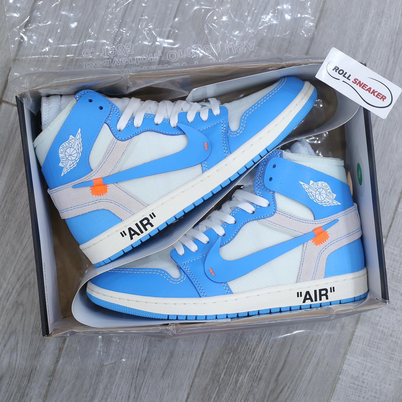 Giày Nike Air Jordan 1 Off White Blue Best Quality