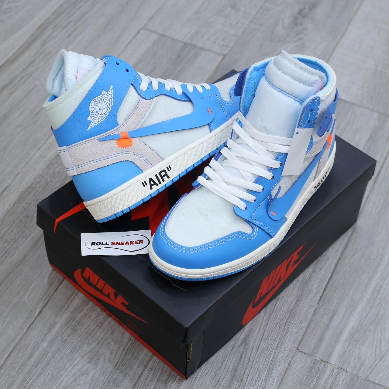 Giày Nike Air Jordan 1 Off White Blue Best Quality