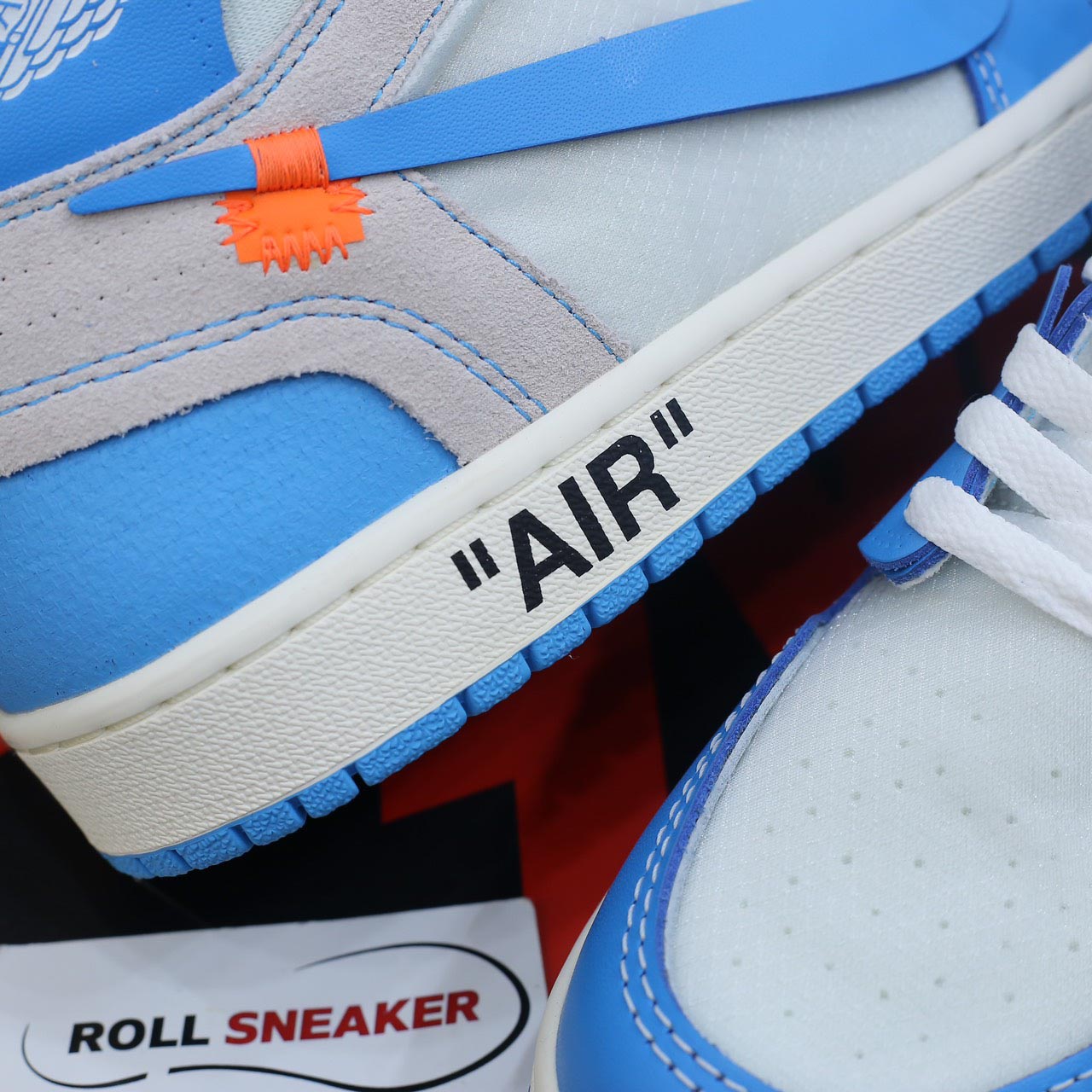 Giày Nike Air Jordan 1 Off White Blue Best Quality