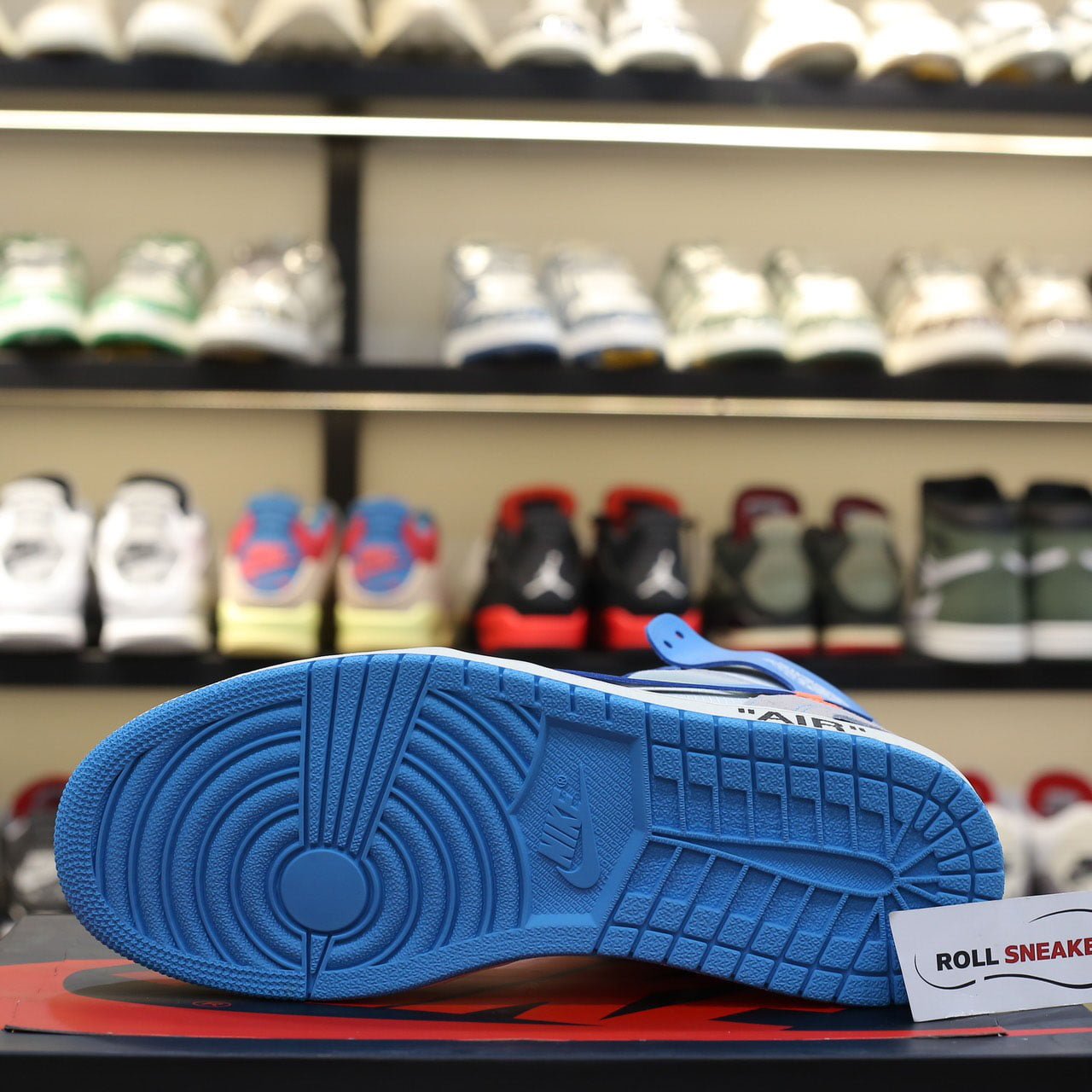 Giày Nike Air Jordan 1 Off White Blue Best Quality