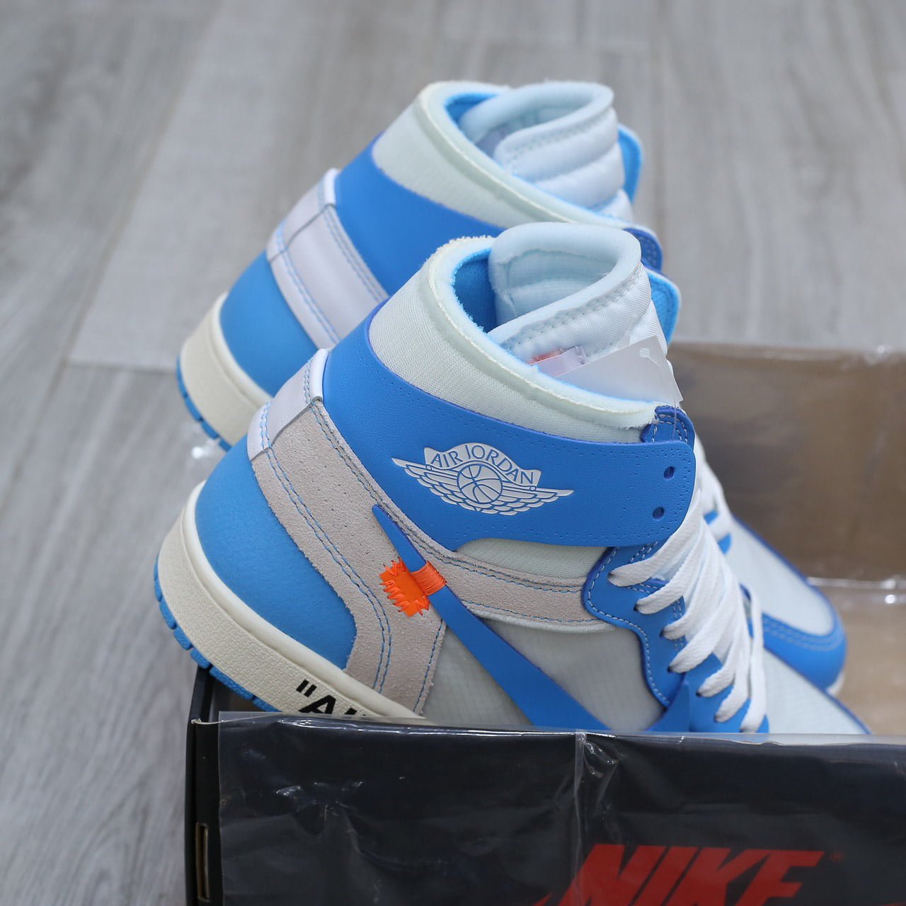 Giày Nike Air Jordan 1 Off White Blue Best Quality