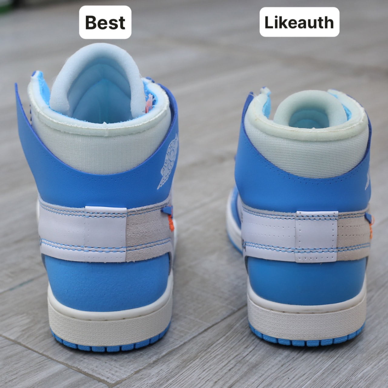 Giày Nike Air Jordan 1 Off White Blue Best Quality