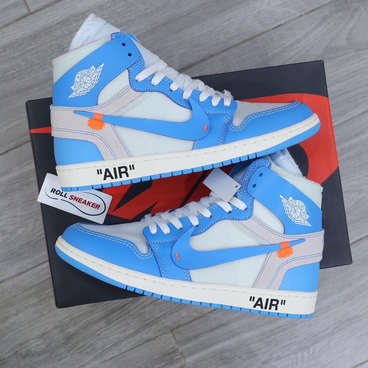 Giày Nike Air Jordan 1 Off White Blue Best Quality
