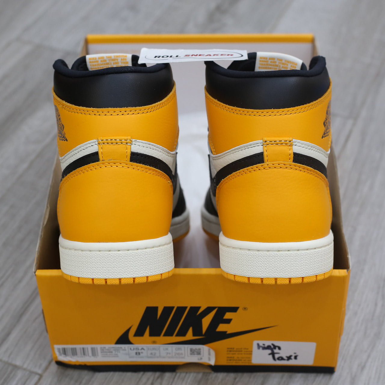 Giày Nike Air Jordan 1 Retro High OG ‘Taxi’ Like Auth