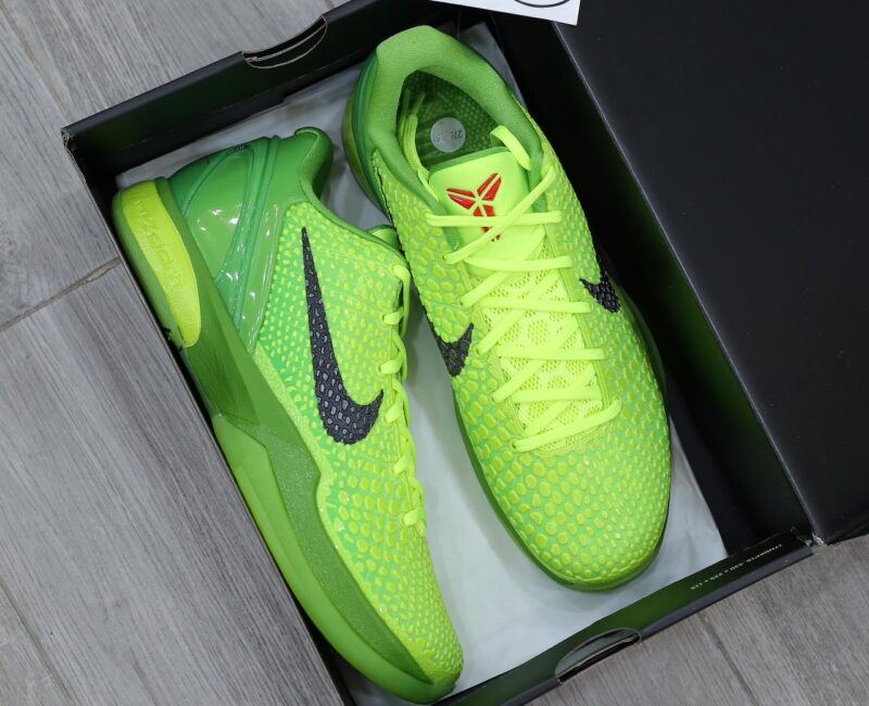 Giày Nike Zoom Kobe 6 Protro ‘Grinch’ Best Quality