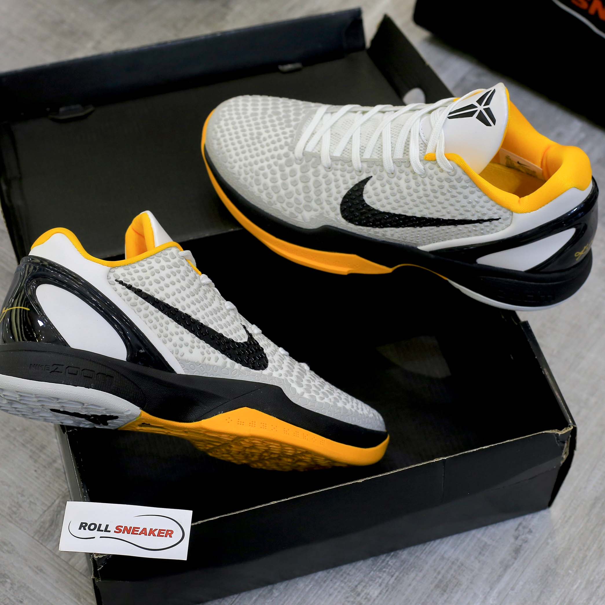 Giày Nike Zoom Kobe 6 Protro ‘Playoff Pack White Del Sol’ Like Auth