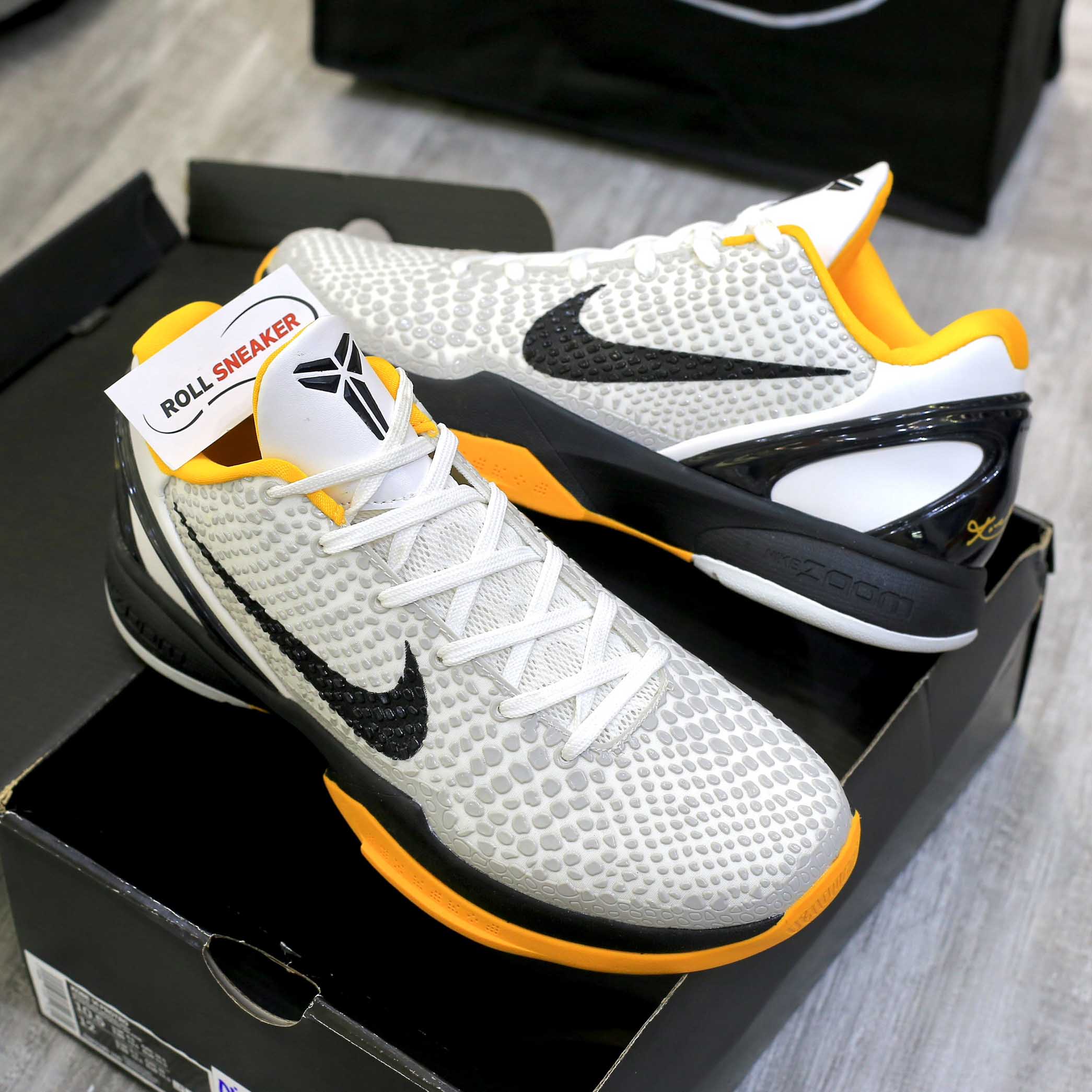 Giày Nike Zoom Kobe 6 Protro ‘Playoff Pack White Del Sol’ Like Auth