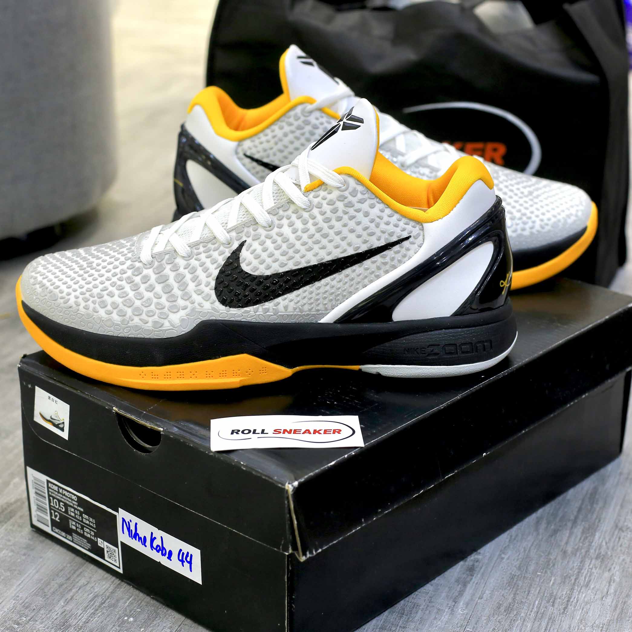 Giày Nike Zoom Kobe 6 Protro ‘Playoff Pack White Del Sol’ Like Auth