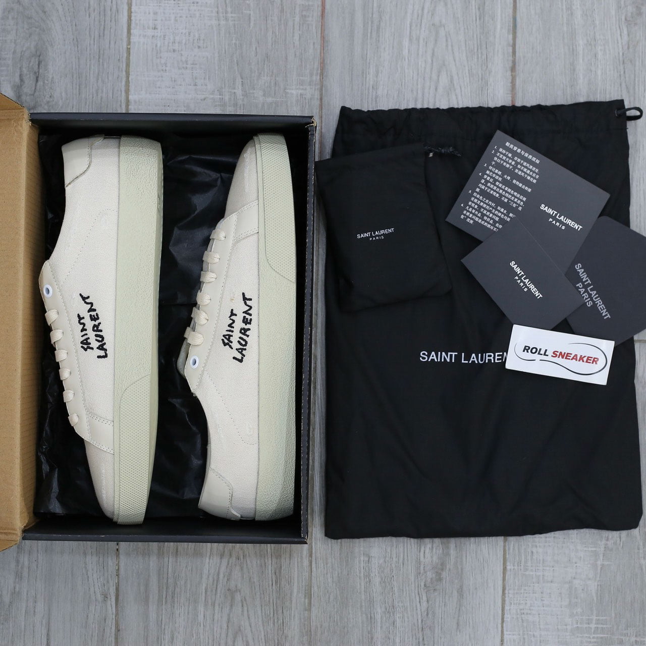 Giày Saint Laurent Court Classic trắng Best Quality