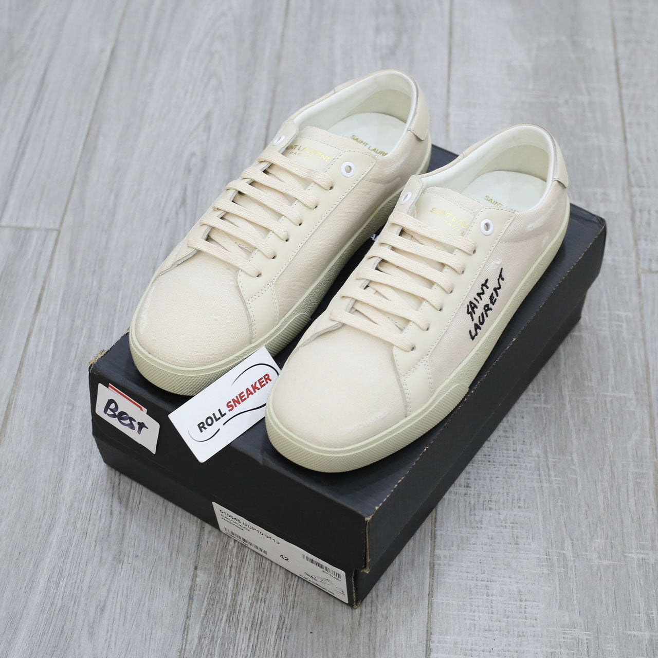 Giày Saint Laurent Court Classic trắng Best Quality