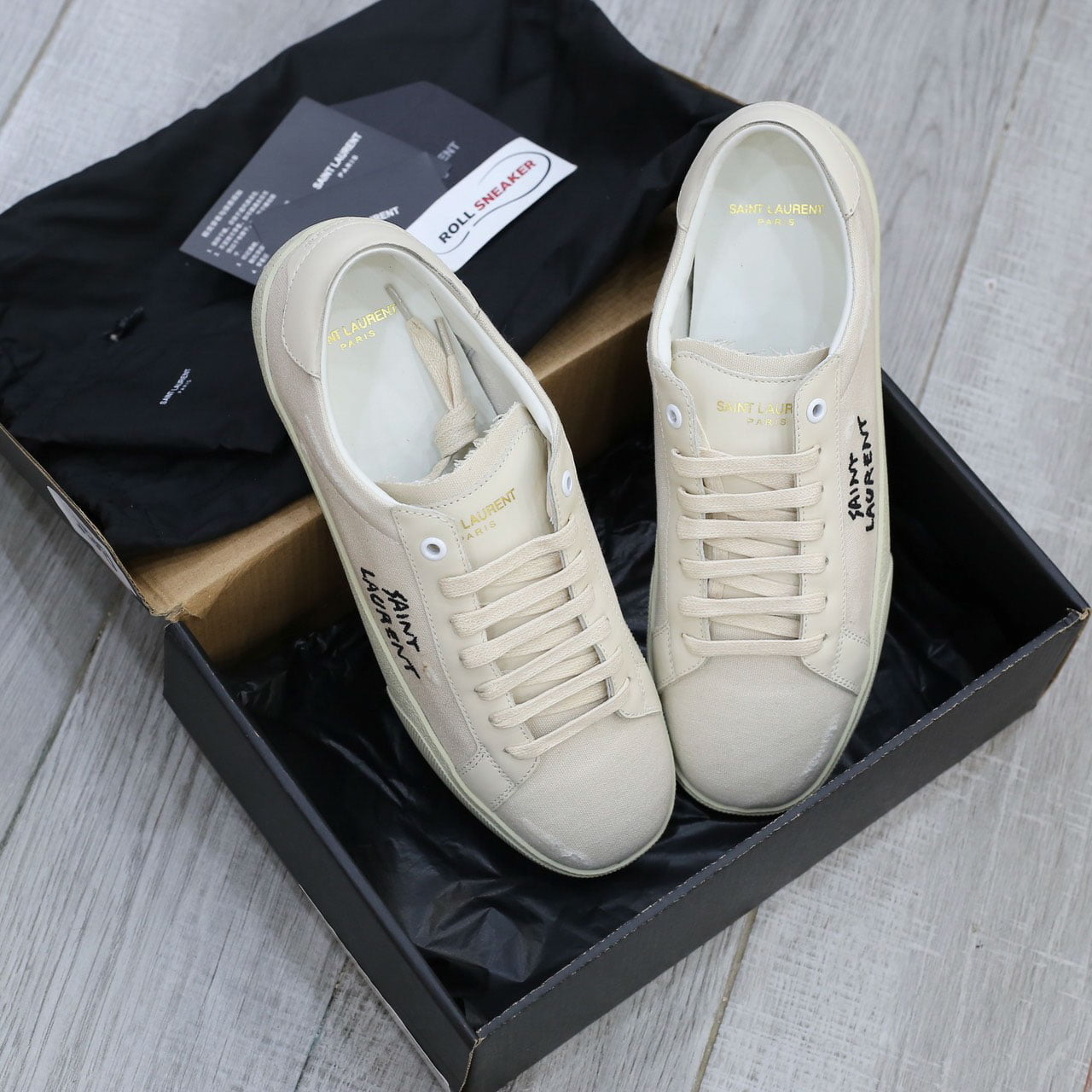 Giày Saint Laurent Court Classic trắng Best Quality