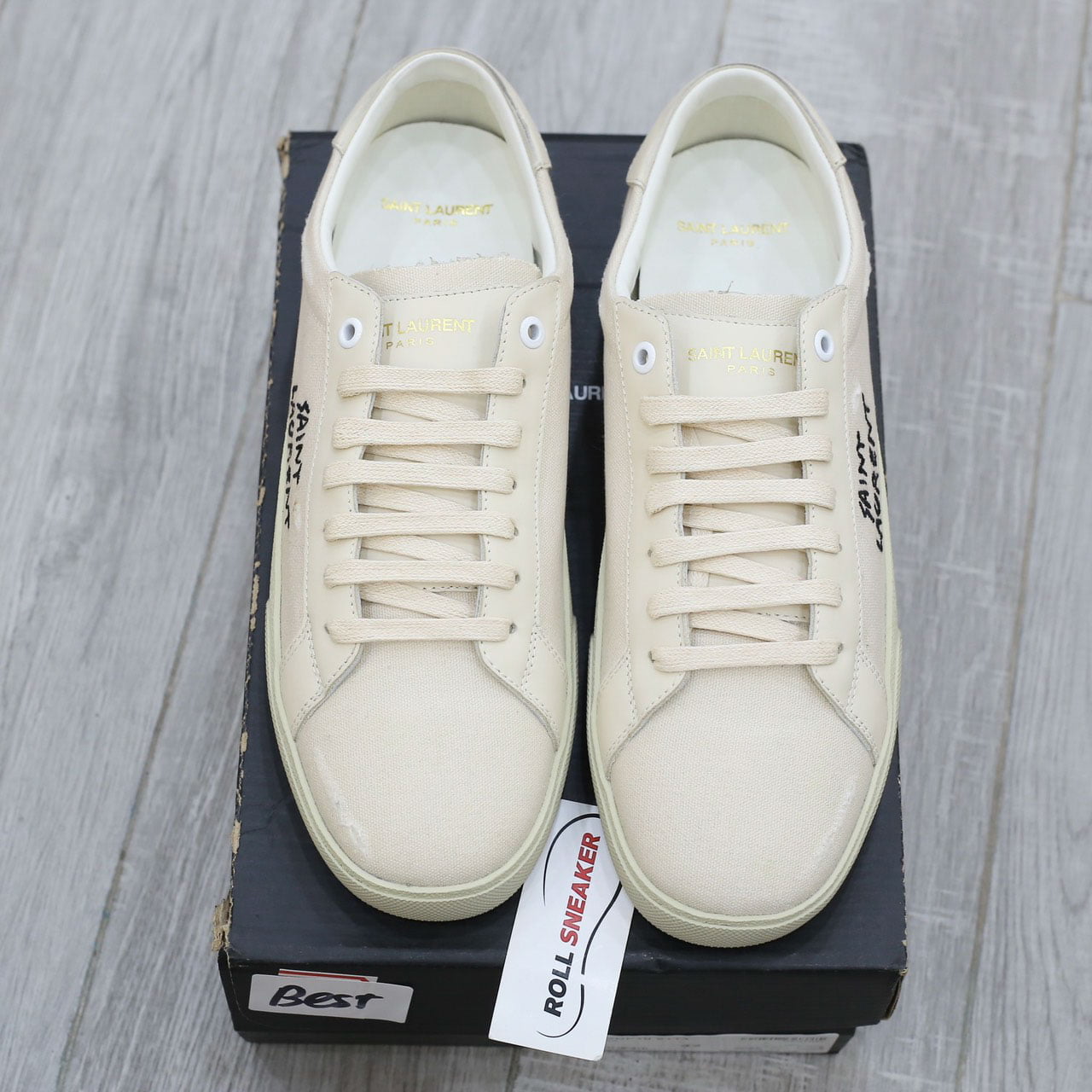 Giày Saint Laurent Court Classic trắng Best Quality