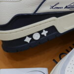 Giày Louis Vuitton Lv Trainer #54 Signature Marine Blue Best Quality