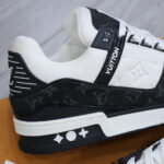 Giày Louis Vuitton LV Trainer Monogram Denim Black Best Quality