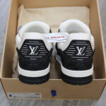 Giày Louis Vuitton LV Trainer Monogram Denim Black Best Quality