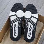 Giày Louis Vuitton LV Trainer Monogram Denim Black Best Quality