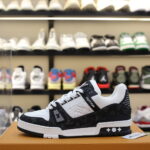 Giày Louis Vuitton LV Trainer Monogram Denim Black Best Quality
