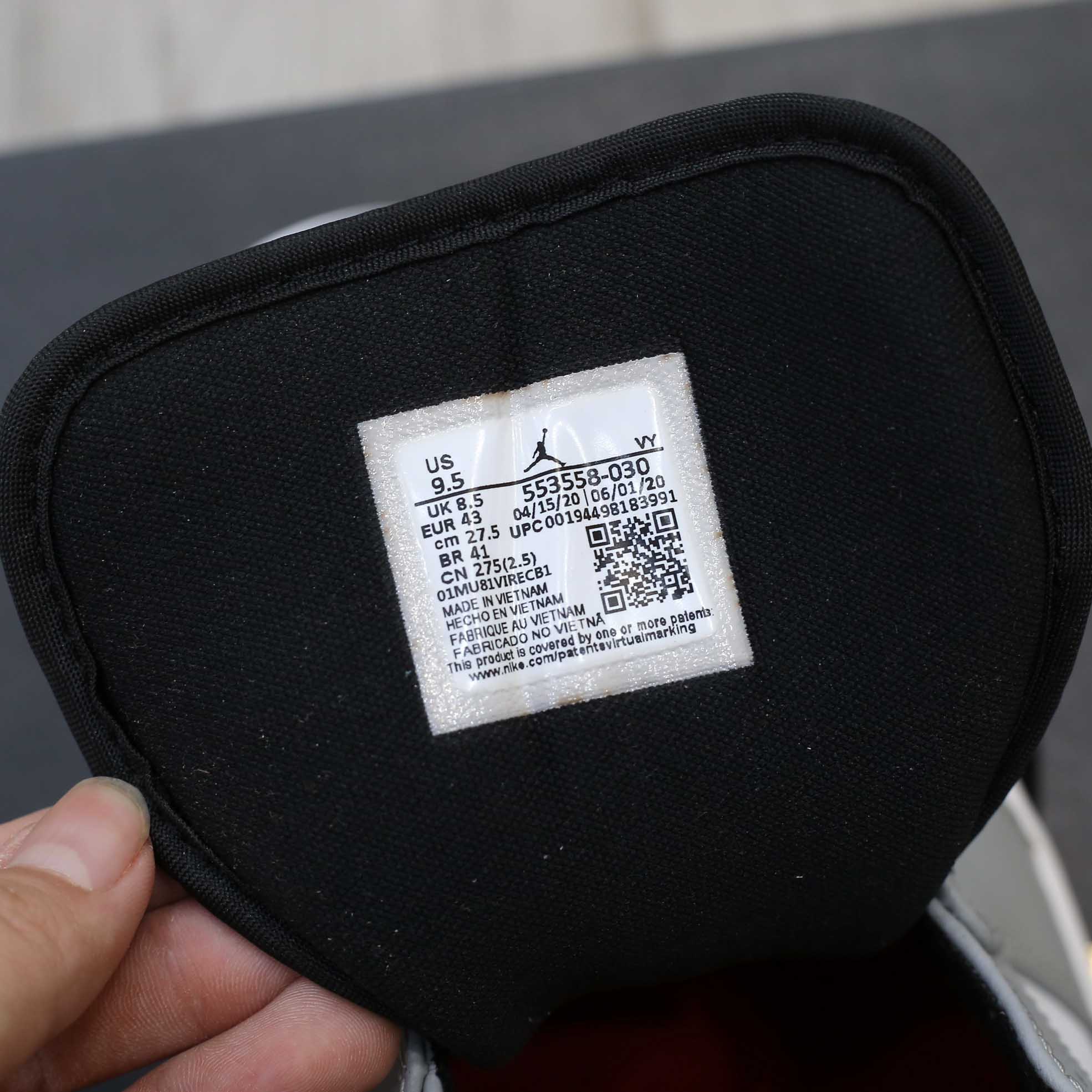 Giày Nike Air Jordan 1 Low Light Smoke Grey Best Quality