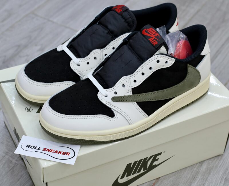 Giày Nike Air Jordan 1 Low Travis Scott ‘Olive’ Best Quality