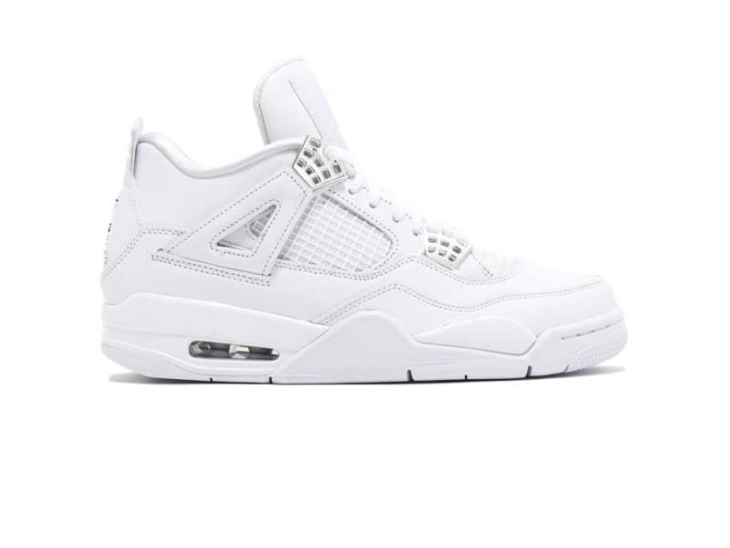 Giày Nike Air Jordan 4 Retro Pure Money (full trắng)