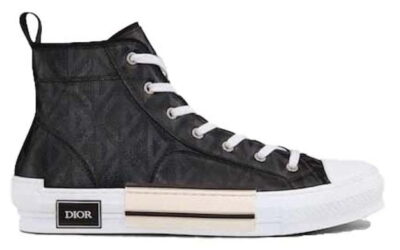 Giày Dior B23 High Top Black CD Diamond Best Quality