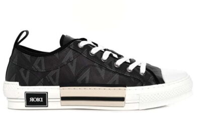 Giày Dior B23 Low Top Black CD Diamond Best Quality