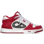 Giày Dior B57 Mid Red White Dior Oblique Jacquard Like Auth