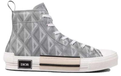 Giày Dior B23 High Top Gray CD Diamond Best Quality