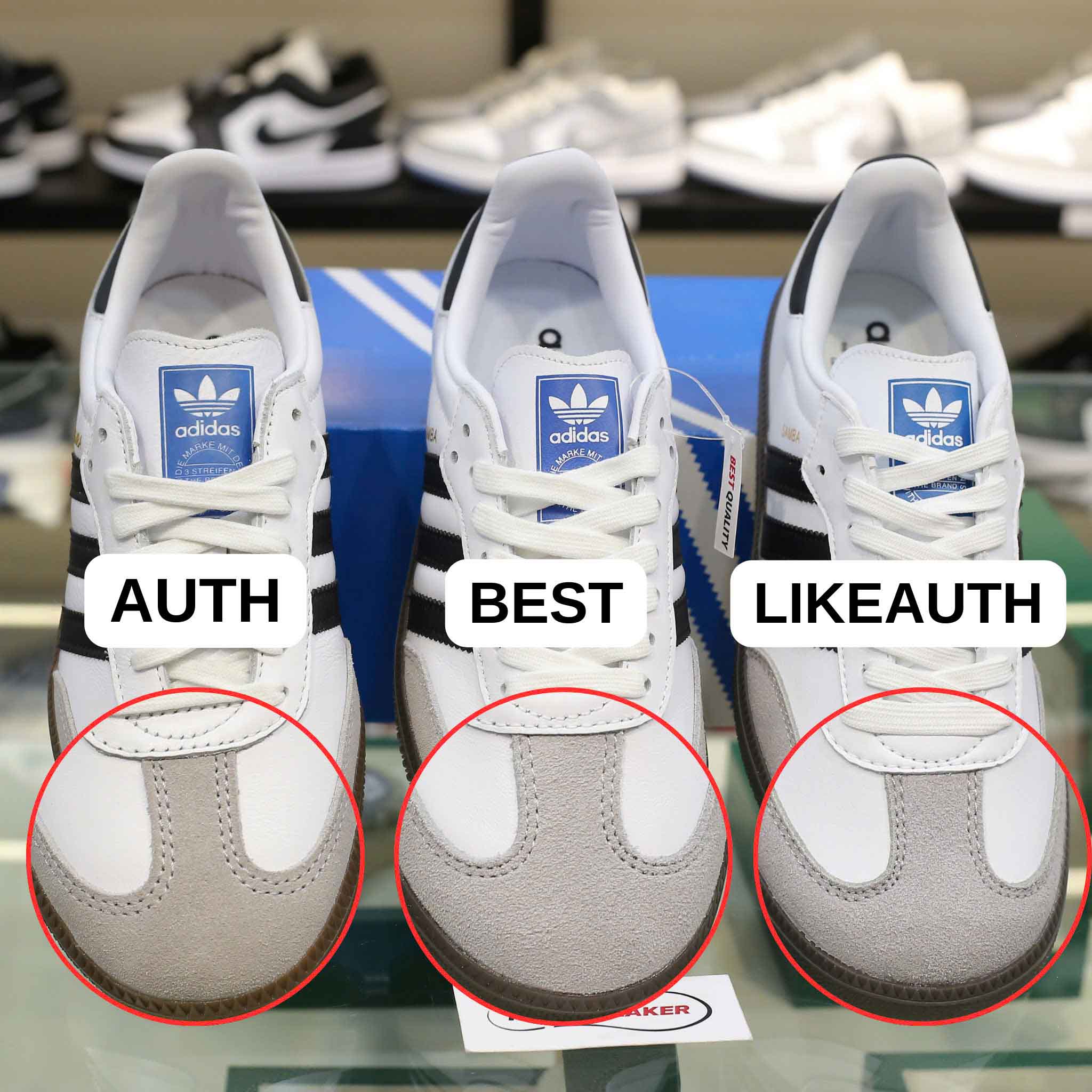 Giày Adidas Samba OG Cloud White Core Black Best Quality