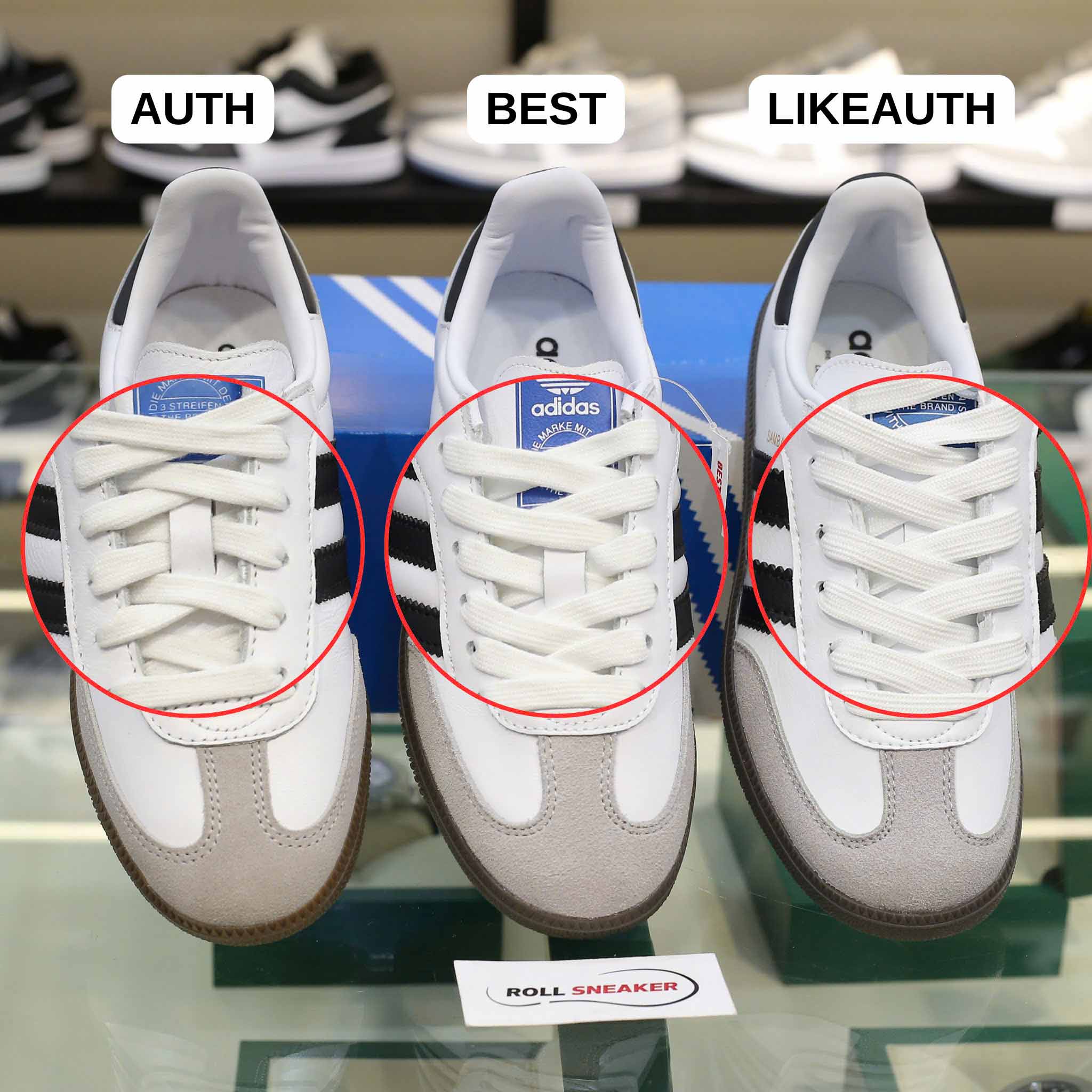 Giày Adidas Samba OG Cloud White Core Black Best Quality