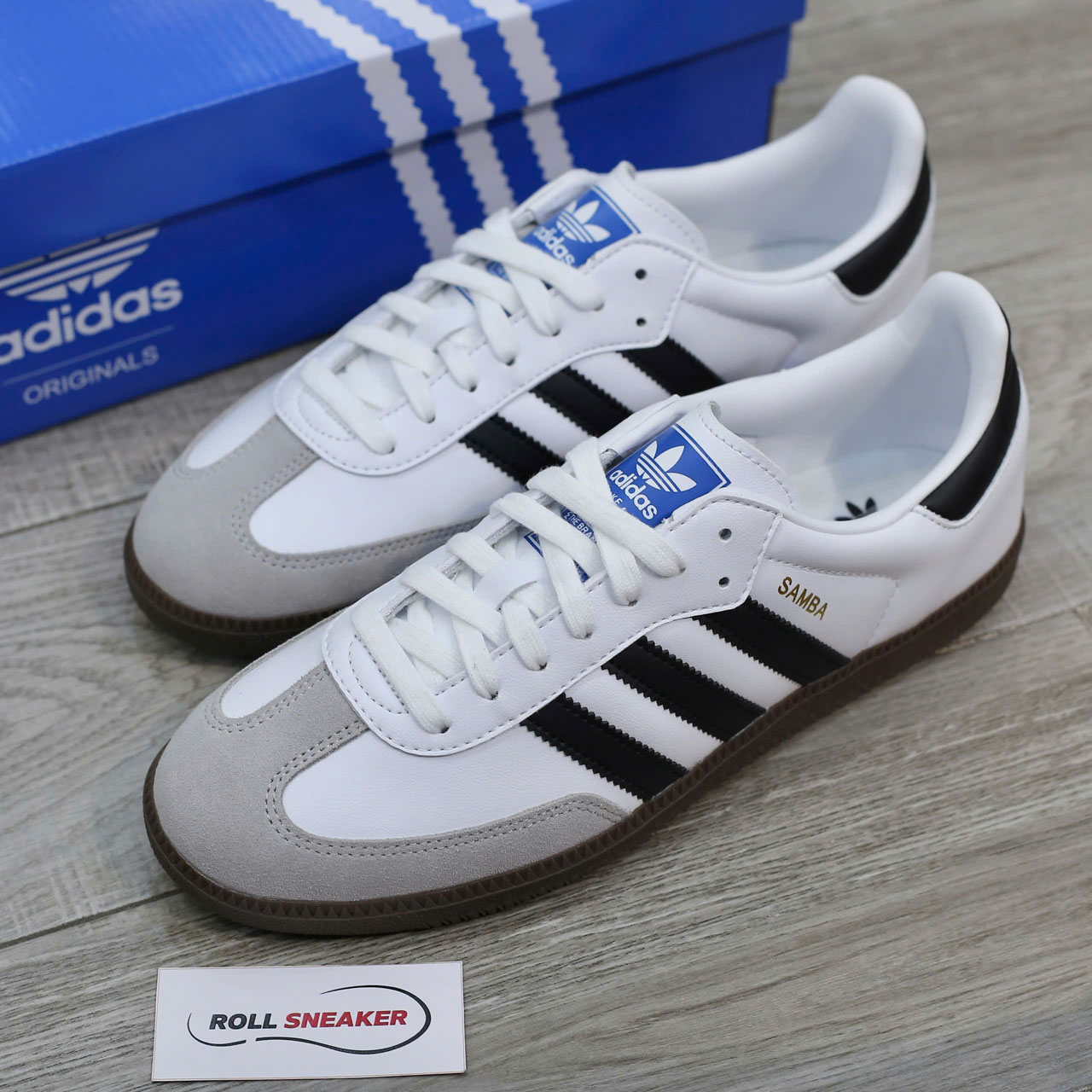 Giày Adidas Samba OG Cloud White Core Black Best Quality