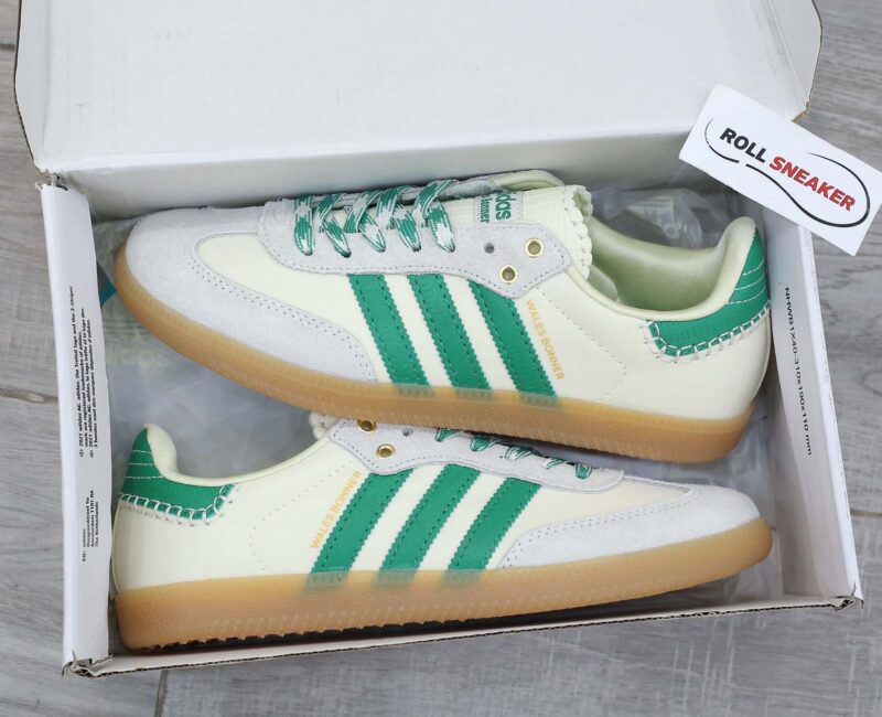 Giày Adidas Samba Wales Bonner Cream Green Men's Best Quality